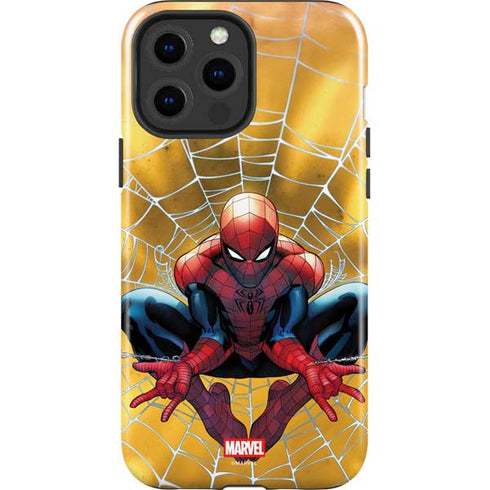 Marvel Spiderman Web Shooting iPhone 15 Pro Max Impact Case